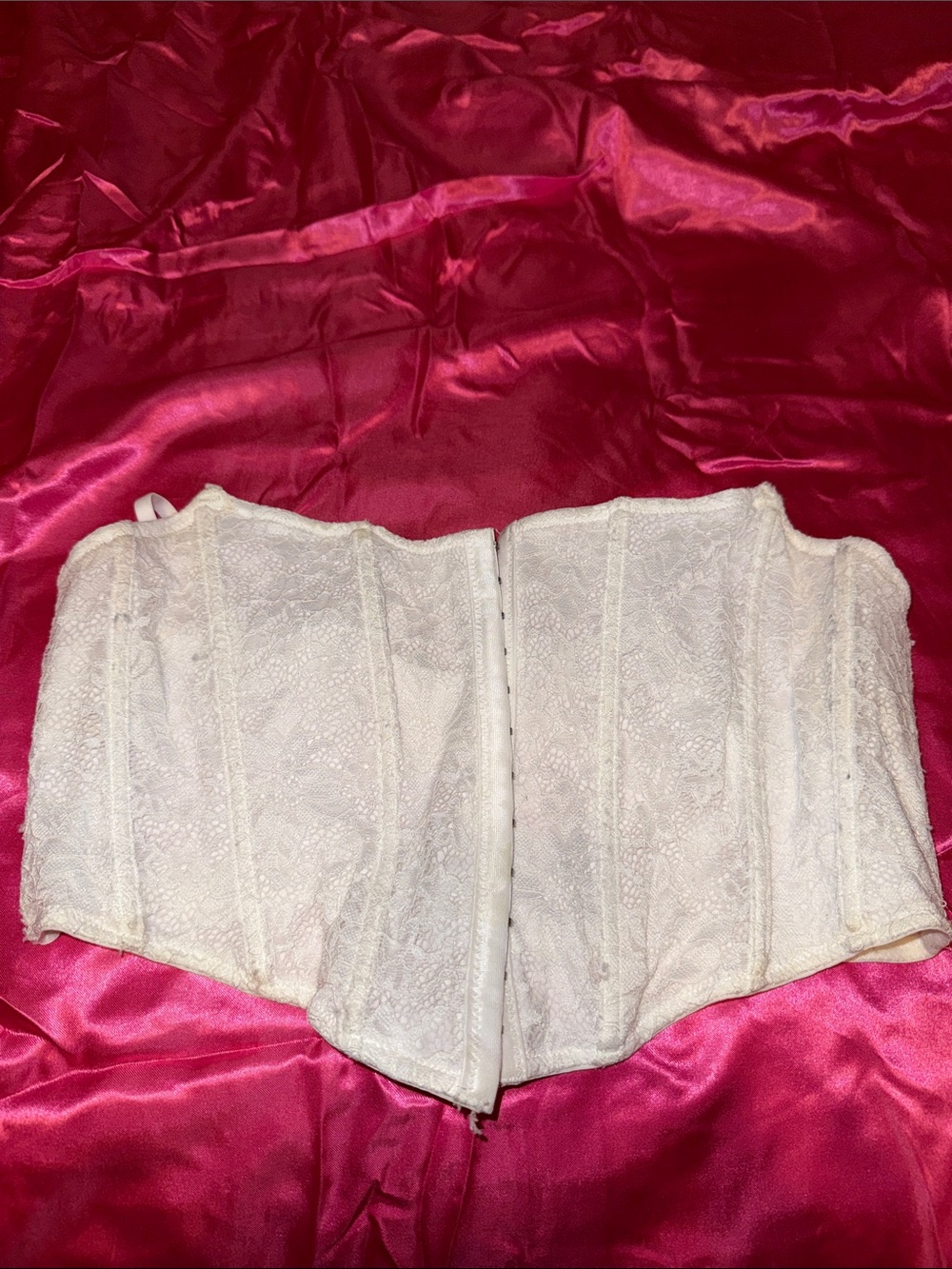 Garage White Lace Bustier Corset Top - Women Intimates